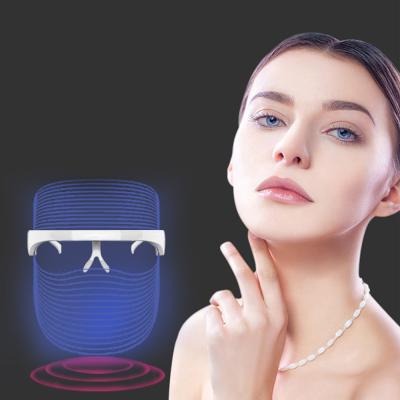 China Skin Rejuvenation Light Mask Whitening Skin Tighten Anti Aging Wrinkle Removal Therapy Light USB Charging LED Facial Mask for sale