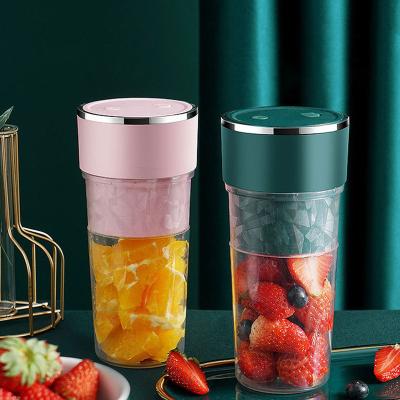 China High Efficiency Protable USB USB Juicer Blender Blender 400ml Electric Juicer 4 Steel Blades Portable Blender For Kitchen Household for sale