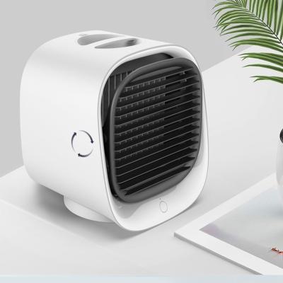 China Mini Fan Air Conditioner Portable Rechargeable Battery Fan Mini USB Holder Rechargeable Household Air Cooling For Car Home Office for sale