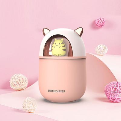 China Color Changing LED Light Home Air Humidifier Luftbefeuchter Car Oil Aromatherapy Diffuser Atomizer Humidifier Hits 2021 For Amazon for sale