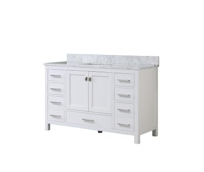 China 30 Inch Floor Mounted Modern Furniture Modern Toilet Bathroom Cabinets Antique Vanity With Sink for sale