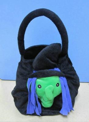 China Hallowmas Black Gifts Bag Plush Bag for sale