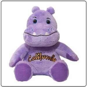 China Sitting Pose Purple Hippo Plush Toys for sale