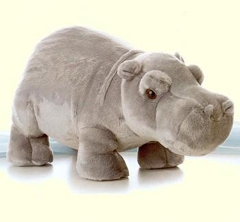 China Artificial Hippo Plush Toys for sale