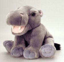 China Sitting Pose Grey Hippo Plush Toys for sale