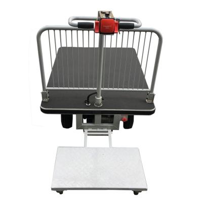 China HG-130 Object Trolley Moving Electric Cart with Big Wheels for Transportation for sale