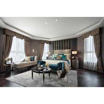 China Wholesale Foshan Hotel Furniture Hilton Hotel Guest Room Solid Wood Luxury Five Star Designer Furniture Sets for sale