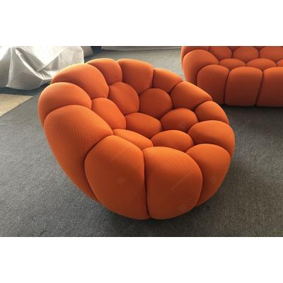 China (Other)Adjustable Hotel Sofa Modern Orange Fabric Hotel Sofa Set For 3-5 Star Hotel for sale