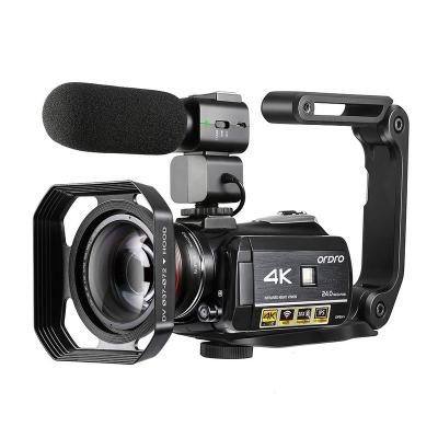 China Professional Recording Function Ordro AC3 4k Vloging Camcorder Video Camera For Youtuber Recording for sale