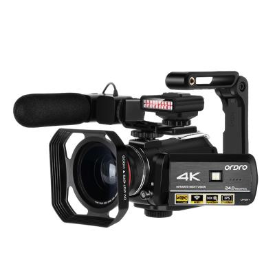 China Recording Function AC3 4K UHD Professional Ghost Hunting IR Light Night Vision WIFI Digital Video Camera for sale