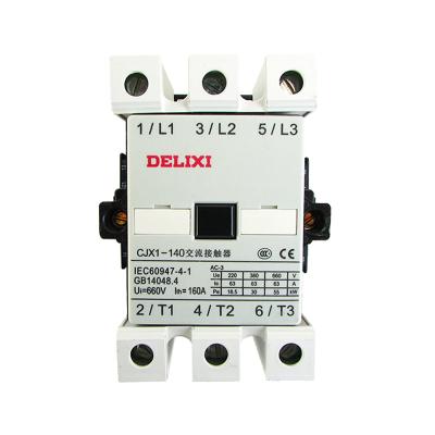 China Delixi Type CJX1-140 AC Motor Magnetic Contactor 220V 380V 110V 36V 24V for sale