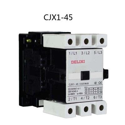 China Delixi Type CJX1-45 AC Motor Magnetic Contactor 220V 380V 24V 110V 36V for sale