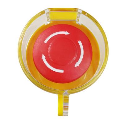 China DELIXI 22mm Flame Retardant Push Button Cover Dust Proof Waterproof Flame Retardant Protective Miscontact Protect Cover for sale