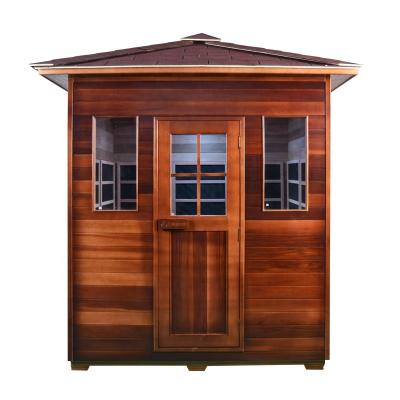 China Canadian Tire Sauna Computer Control Panel Outdoor Room Sauna Infrared Sauna for sale