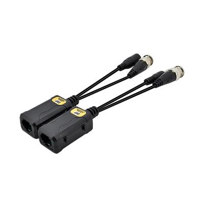 China 5MP 8MP 4K HD-CVI/TVI/AHD Passive Video Balanced Transformer with RJ45 CAT5 Power and Data Connector Transmitter for CCTV BS-DF408HD for sale