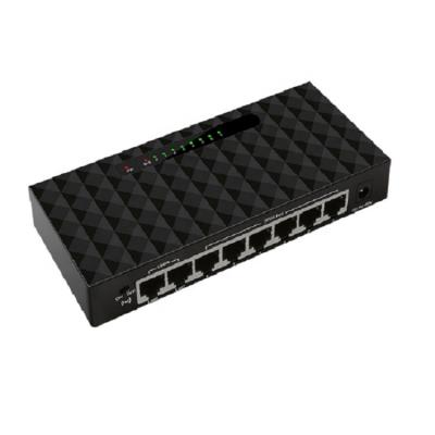 China Port VLAN Support 6 10/100M SPOE Network Ports With 2port 10/100M Uplink Ports Ethernet Isolation Vlan Switch for sale