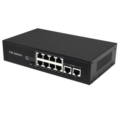 China Cheapest Port LACP 10 100Mbps Power Over Ethernet Poe Switch for sale