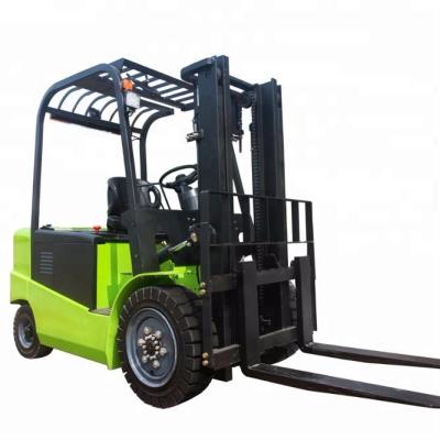 China Hotels China Manufacturer 4 Wheel 3 Ton Electric Compact Forklift For Warehouse for sale