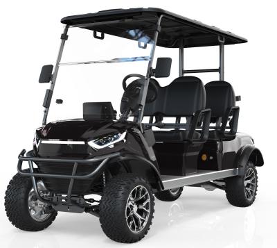 China 205/50-10 Tire Size 4 Seaters Lifted Electric Golf Cart for Golf Course and Yard for sale