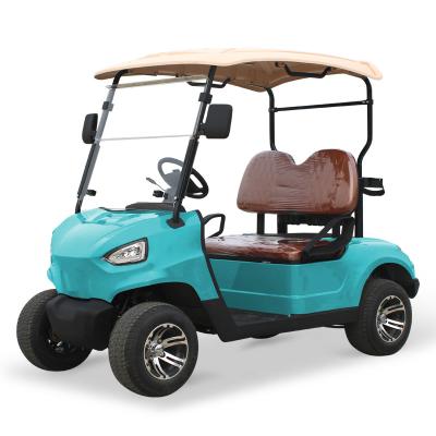 China NL-G2020 48V 5KW Golf Cart Car 2 Passenger with Max. Speed 15.5mph 25khp and Tire Size 205/50-10 Tire diameter 18.1in 460mm for sale