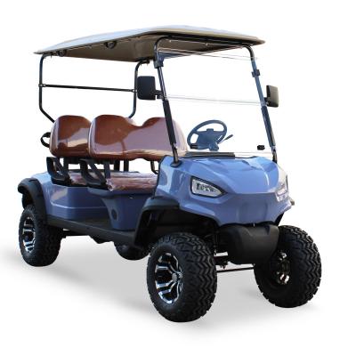 China Sell 4 Seater Electric Hunting Golf Cart with 5KW AC KDS Motor and High Grade Ability for sale