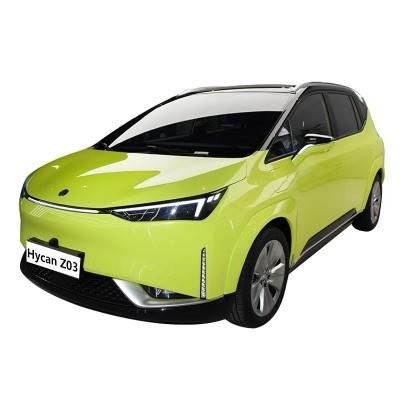 China Hycan Z03 Four Wheeler High Speed SUV EV Car Made In with 135kw Motor Power and 430km Pure Electric Range for sale