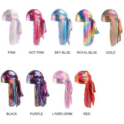 China High Quality Colored Logo Silky Hair Accessories Silky Durag Custom Laser for sale