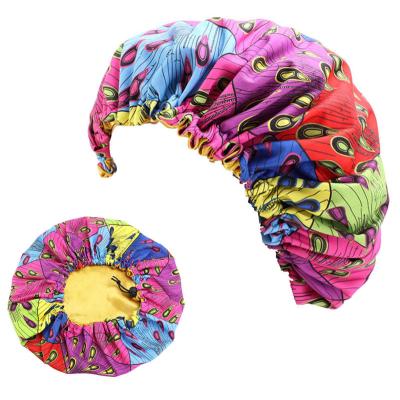 China African Designer Kids Hair Beanies New Polyester Baby Adjustable Satin for sale