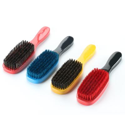 China Shiny Hot Selling Duct PU Long Handle Customize Wave Brush For Black Men for sale