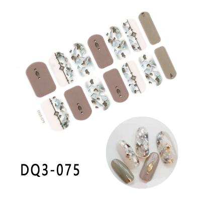 China Wholesale Custom Resin Ink 2021 Designers Self Adhesive Luxury Nails Sticker for sale