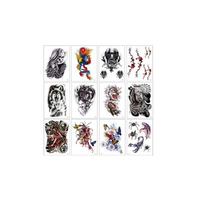 China Cool Designs Non-Toxic Temporary Waterproof Body Arms Tattoo Tatoo Sticker for sale