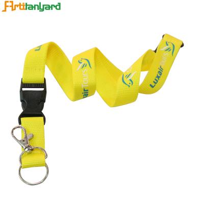 China Polyester Manufacturers Main Logo Printing Custom Lanyard Dropship Lanyard for sale