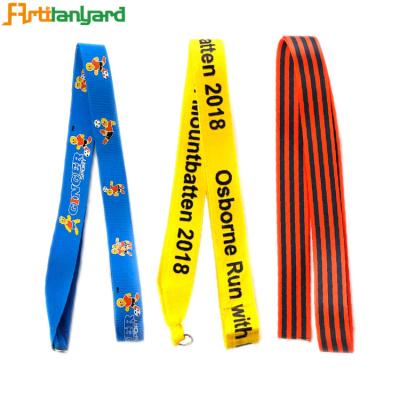 China Wholesale High Quality Cheap Fashion Lanyard China Custom Printed Military Medal Polyester Neck Ribbon Lanyards With Logo for sale