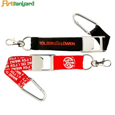 China Widely used for Medal & Disposable 20mm Size Printed Visitor Badge Gifts High Quanltry Polyester Custom With Carabiner Hook Neck Lanyard Strap 2 Color Imprint for sale