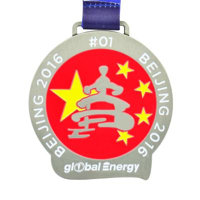 China Global Soft Honor Enamel Box Medal Made For China Cups Medal for sale