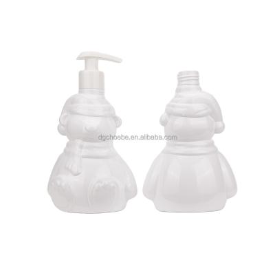 China 100% Virgin Material RTS 440ML Polar Bear Shape Foam Pump Bottle Lotion Body Wash Bottles For Cosmetics Packaging In Stock for sale