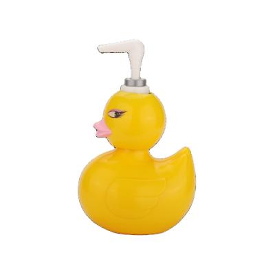 China Household Products 350ML Bottle Design New Packaging 3D Dolly Duck Shower Gel Bottle Bath Lotion Plastic Bottle for sale