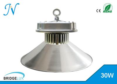 China Silver 30W Dimmable Led High Bay Lights With Bridgelux Chip / Aluminum Housing for sale