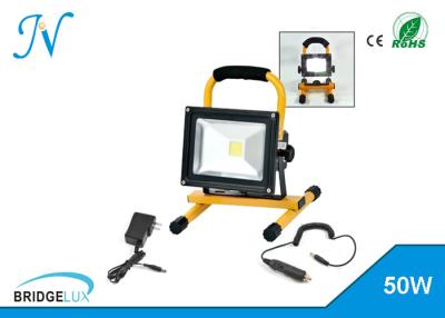 China Portable Waterproof Outdoor Led Flood Lights 50W / Rechargeable Led Floodlight for sale