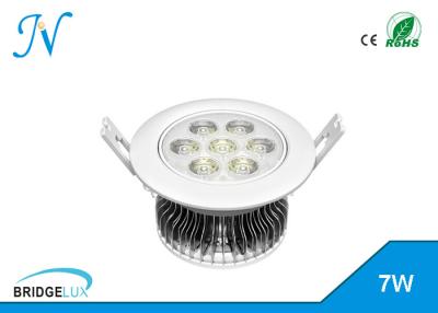 China Round 7W Cree Recessed Led Downlight 2700k - 7000k / Led Shower Downlights for sale