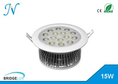 China Commercial 15W Led Recessed Downlight Dimmable Led Down Lights AC100V - 240V for sale