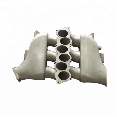 China Hot selling high performance A356 alumiunm auto parts racing aluminum turbo new intake manifold for sale