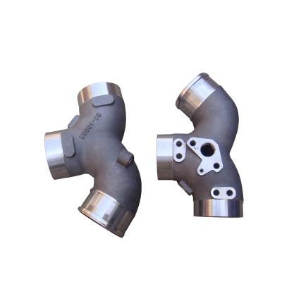 China Supply OEM Aluminum Sand Casting Aluminum Intake Manifold For Performance Car As Drawing Or Sample Automobile Engine Factory for sale