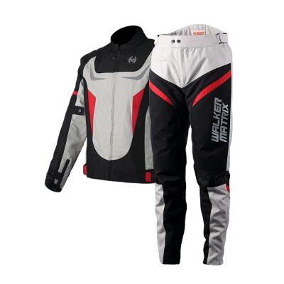 China Motorcycle Riding Clothes Autumn Winter Anti-fall Waterproof Gather Suits Mens Motorcycle Racing Keep Warm Suits Customized Size for sale