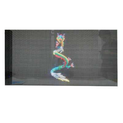 China 4.5 KG Aluminum Thin Cabinet Transparent LED Screen In Size of 1000mm*500mm*94mm for sale