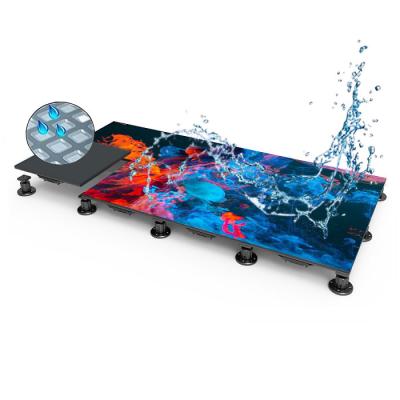 China P2.97 Interactive LED Dance Floor Display 500*500mm High Load-bearing Capacity for sale