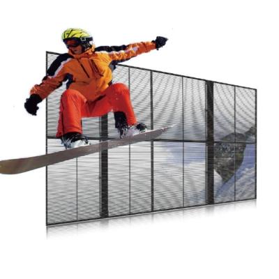 China P10.4-10.4 Outdoor Transparent LED Display 1000x500mm High Quality For Exhibition for sale