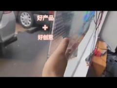 P4-8 Adhesive LED Transparent Screen For Super Market Window Glass