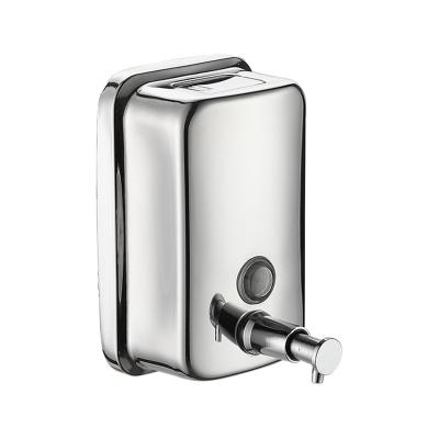 China Foam Wall Mounted Liquid Soap Dispenser China Stainless Steel Bathroom Large Capacity Restaurant Custom Hand Soap Dispenser for sale