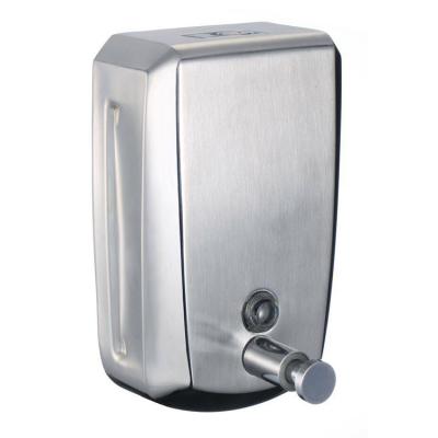 China High Quality Kitchen 304 Stainless Steel Foam Hand Soap Dispenser Cheap Hotel Liquid Manual Soap Dispenser for sale